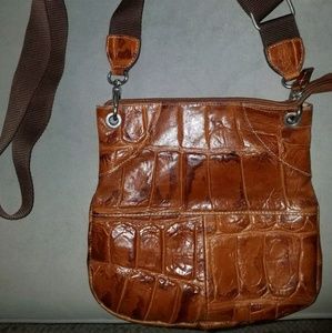 Made In Italy Maxima Crossbody Messenger Bag